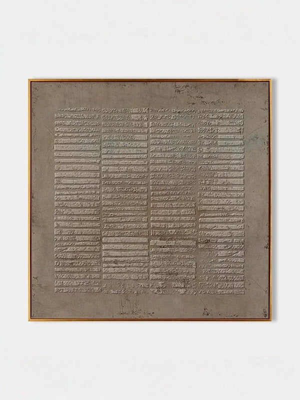 Wabi-Sabi Textured Earth Tone Wall Art