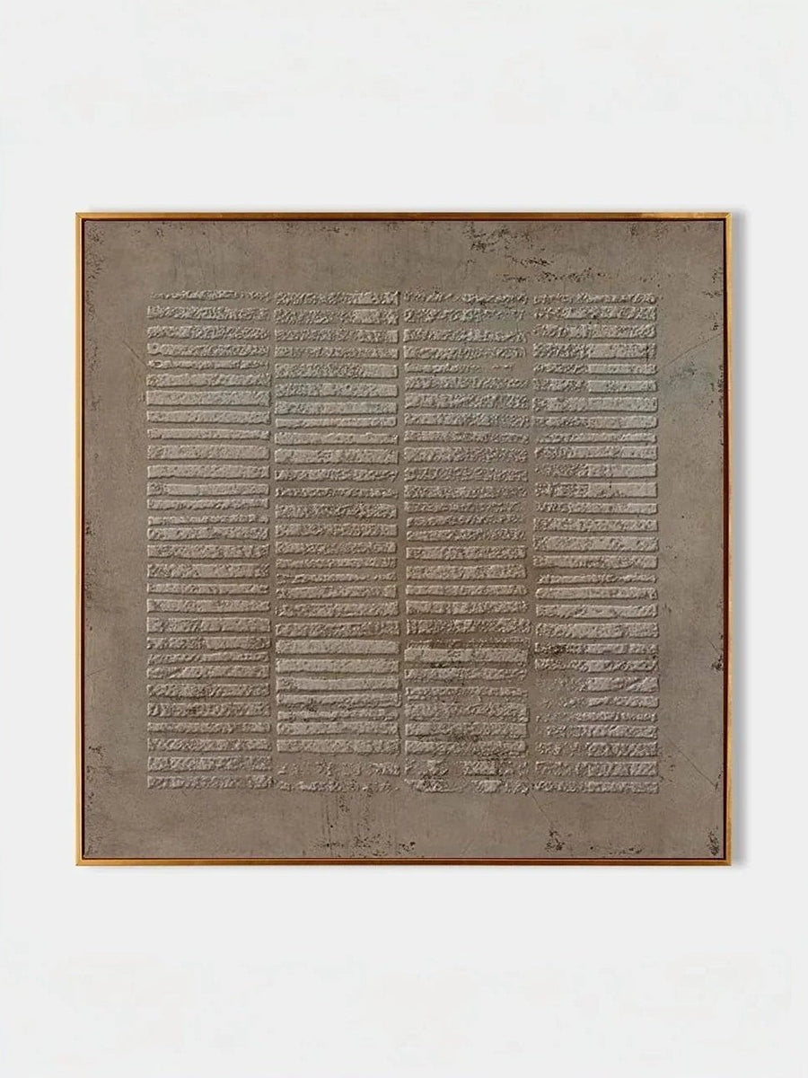 Wabi-Sabi Textured Earth Tone Wall Art