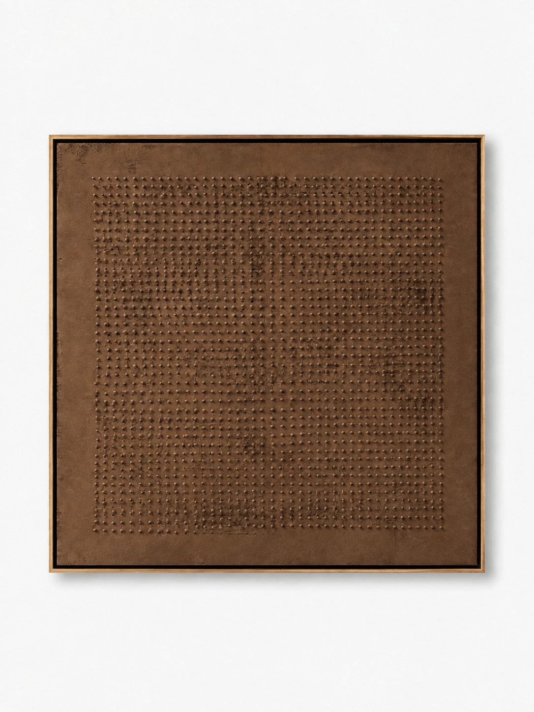 Wabi-Sabi Textured Relief Wall Art, Earthen Matrix