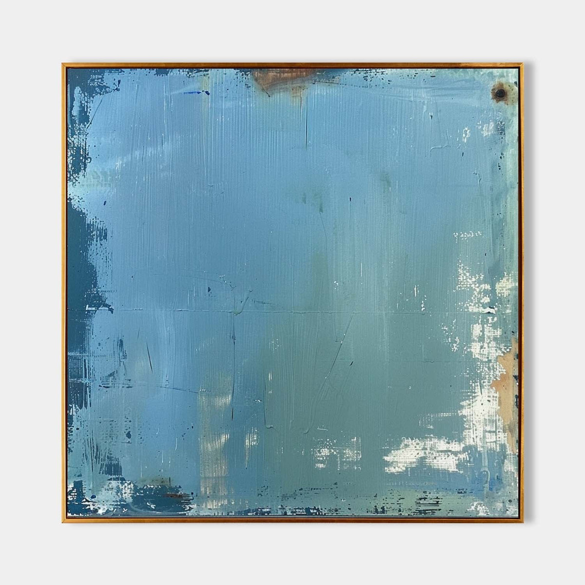 Weathered Blue Haze Abstract