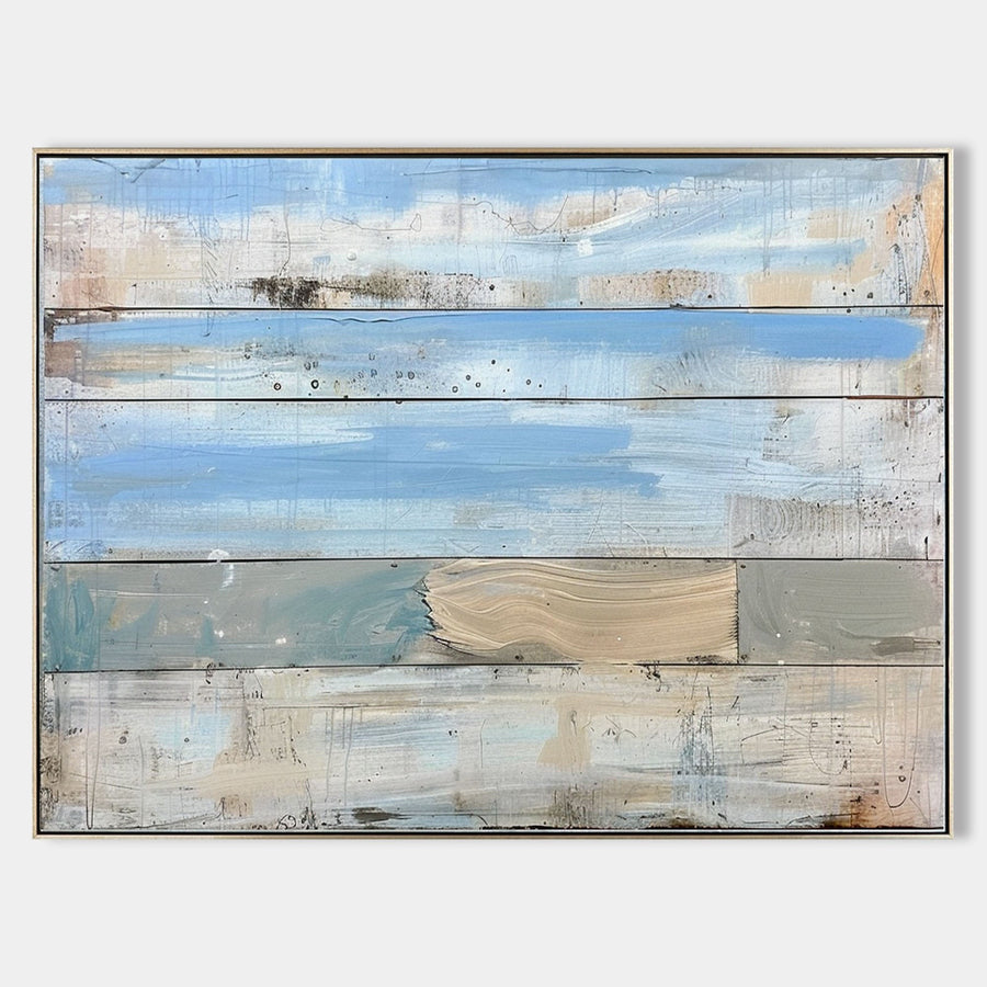 Weathered Blue Plank Horizon