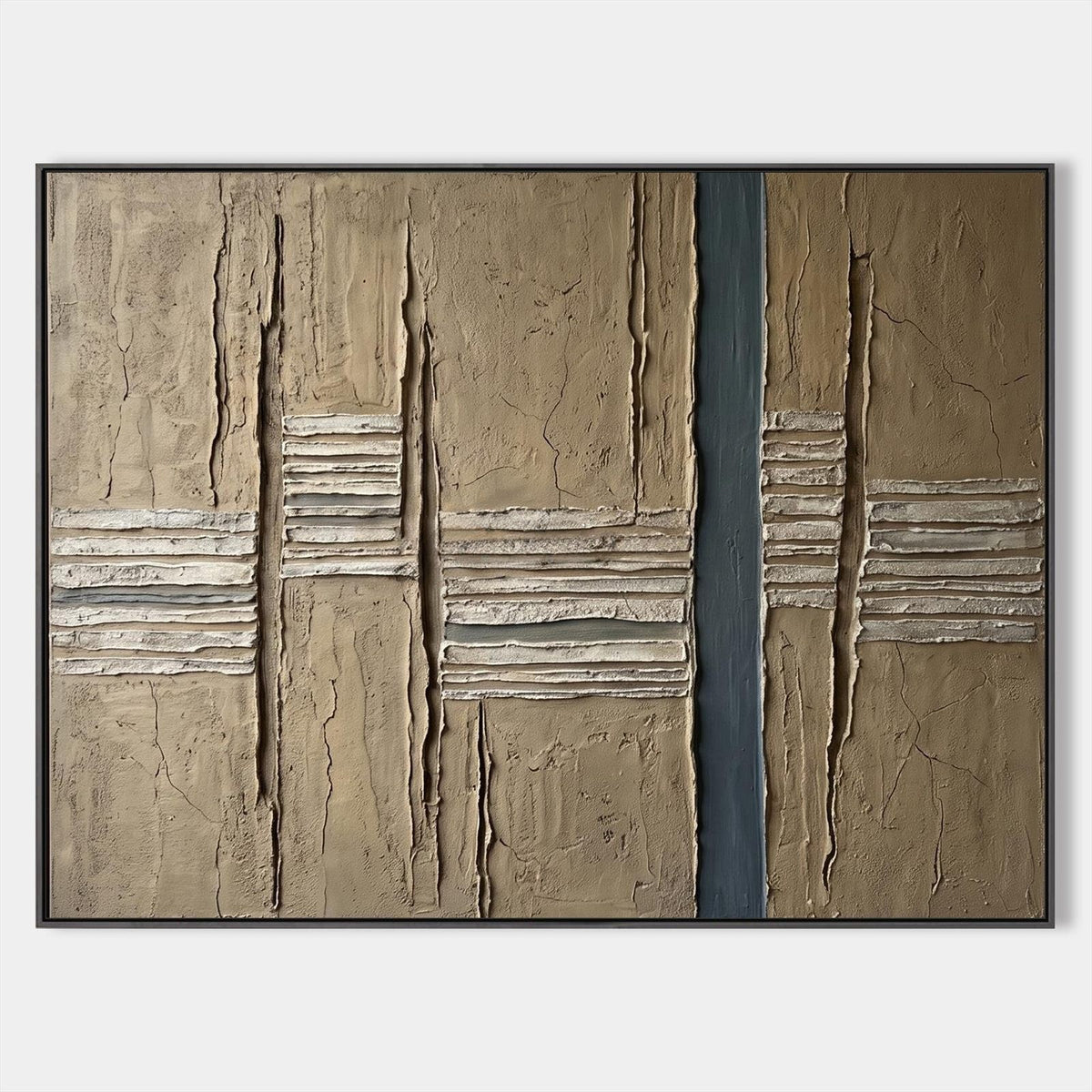 Weathered Clay Bands with Slate Stripe
