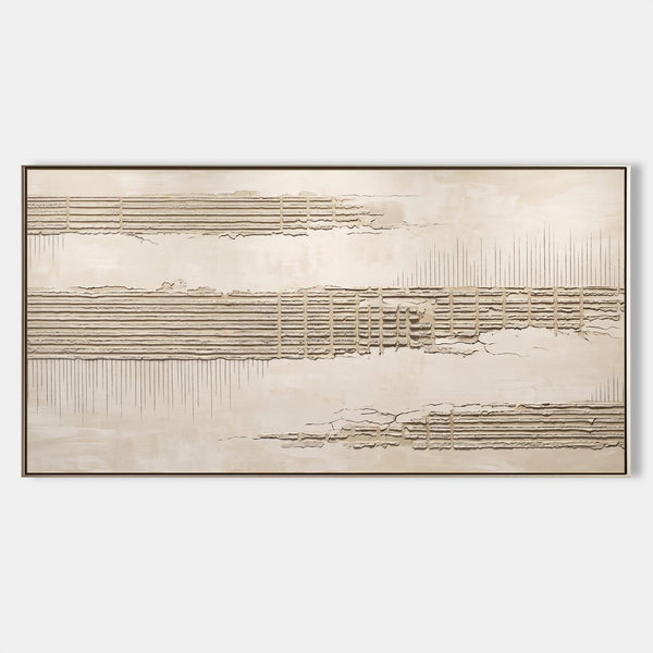 Weathered Linen Bands in Relief