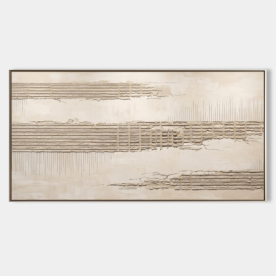 Weathered Linen Bands in Relief