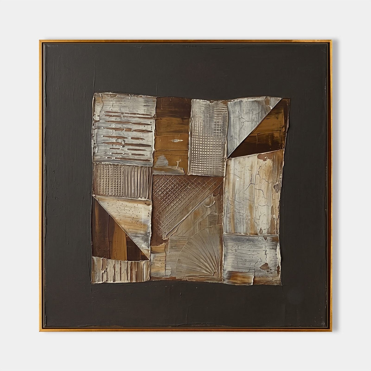 Weathered Patchwork in Bronze and Ash