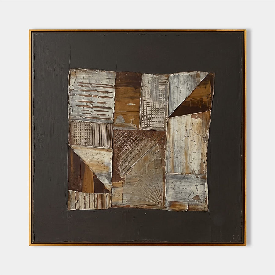 Weathered Patchwork in Bronze and Ash