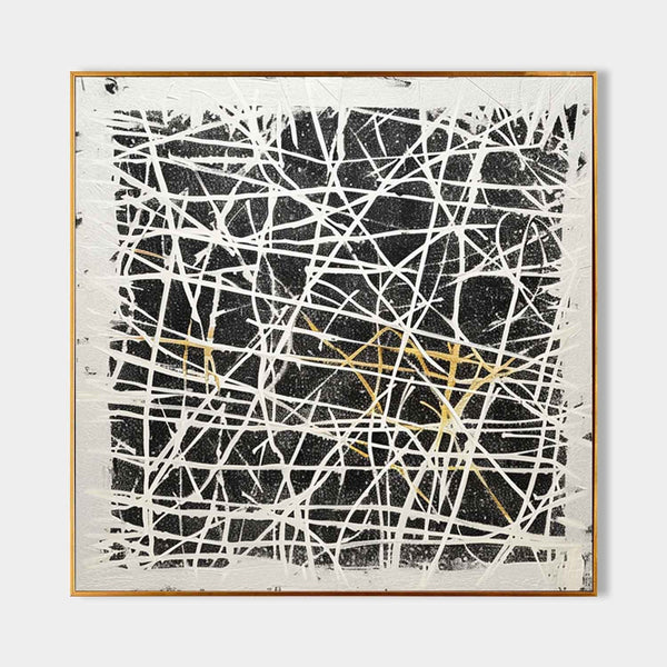 White Lattice Over Midnight Field