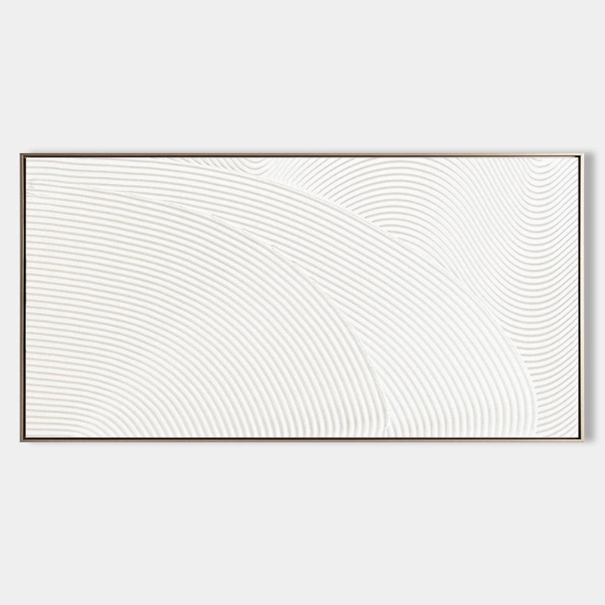 White Plaster Ripples in Motion