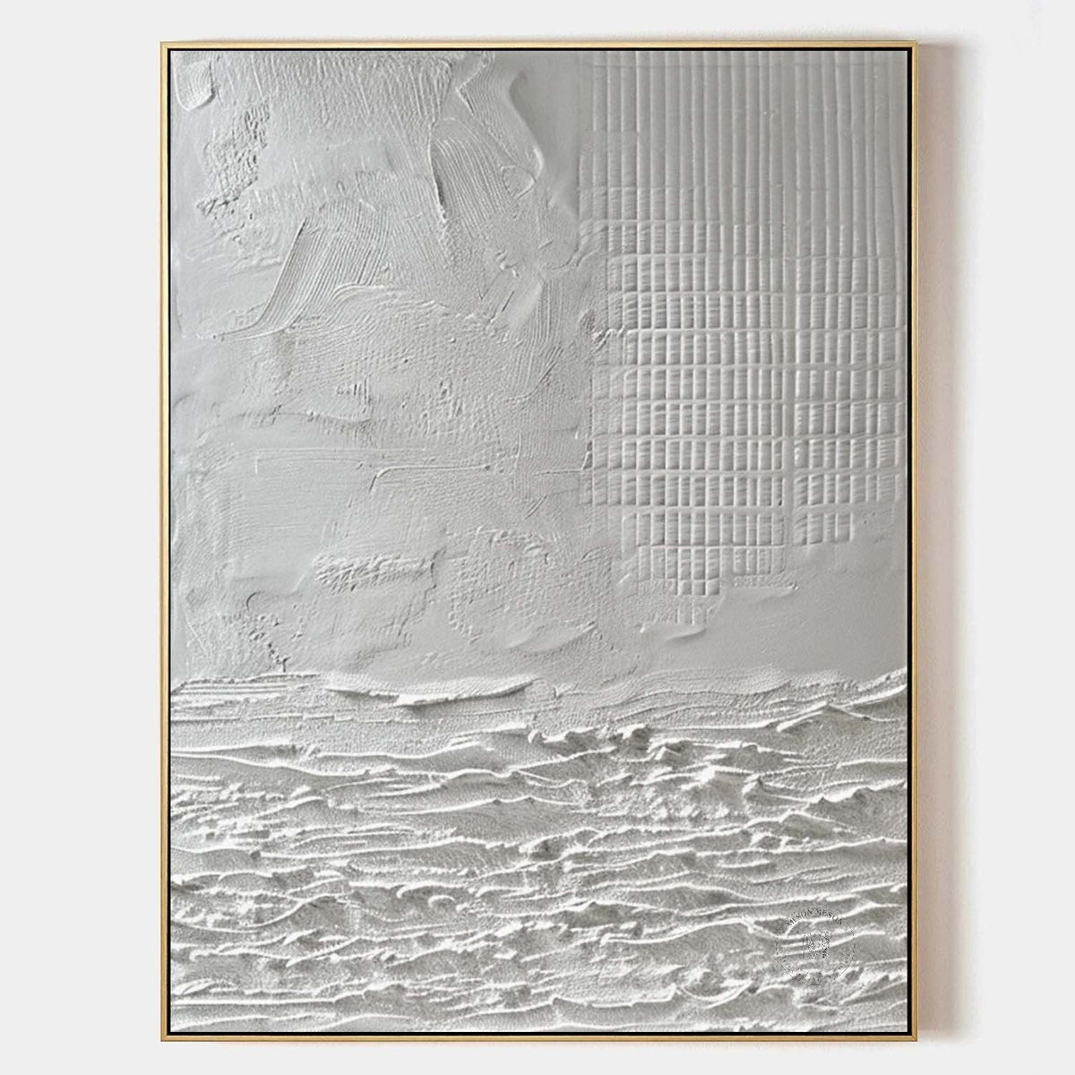 White Plaster Tide and Grid