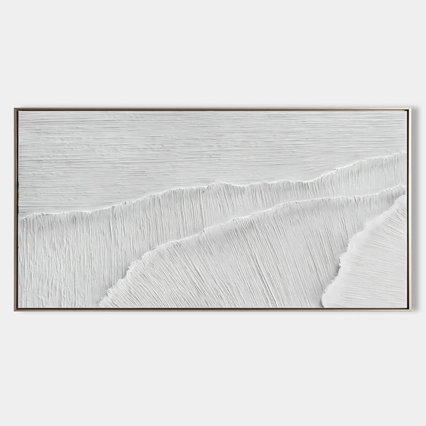 White Plaster Tide Lines