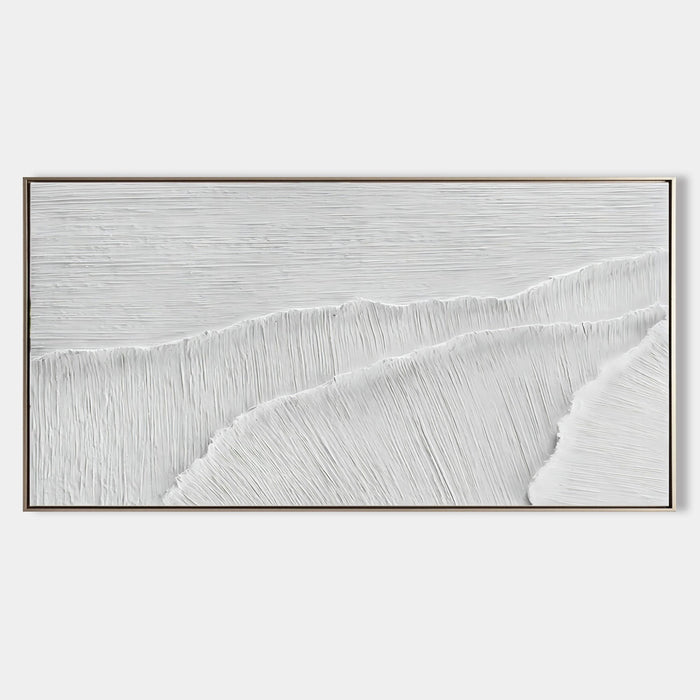 White Plaster Tide Lines