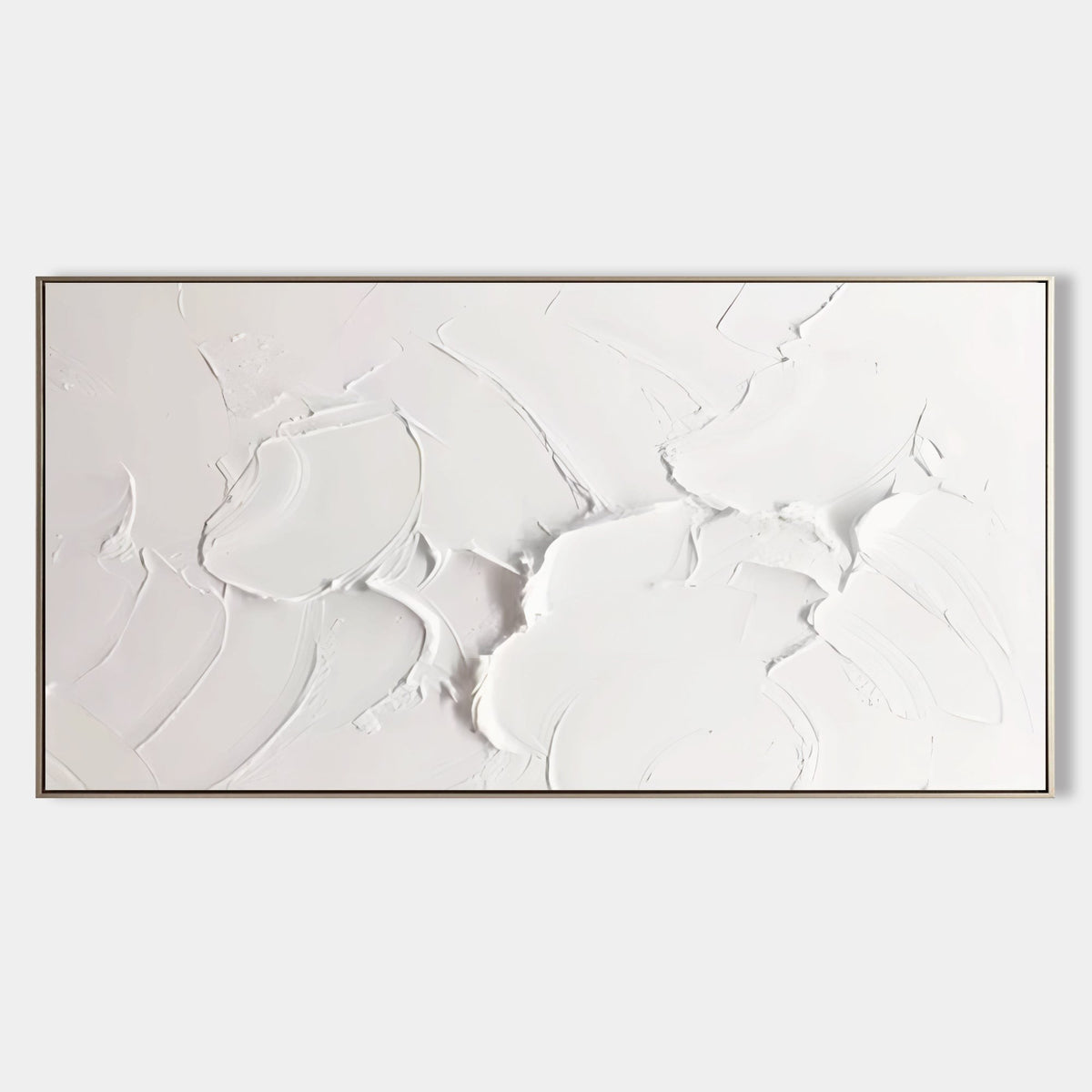 White Sculpted Plaster Drift