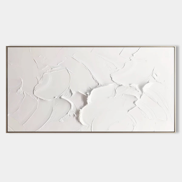 White Sculpted Plaster Drift