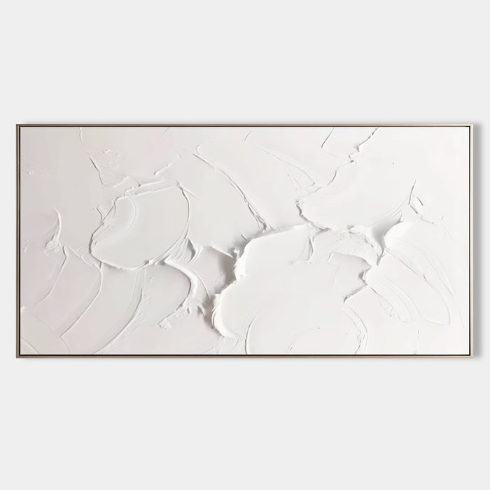 White Sculpted Plaster Drift