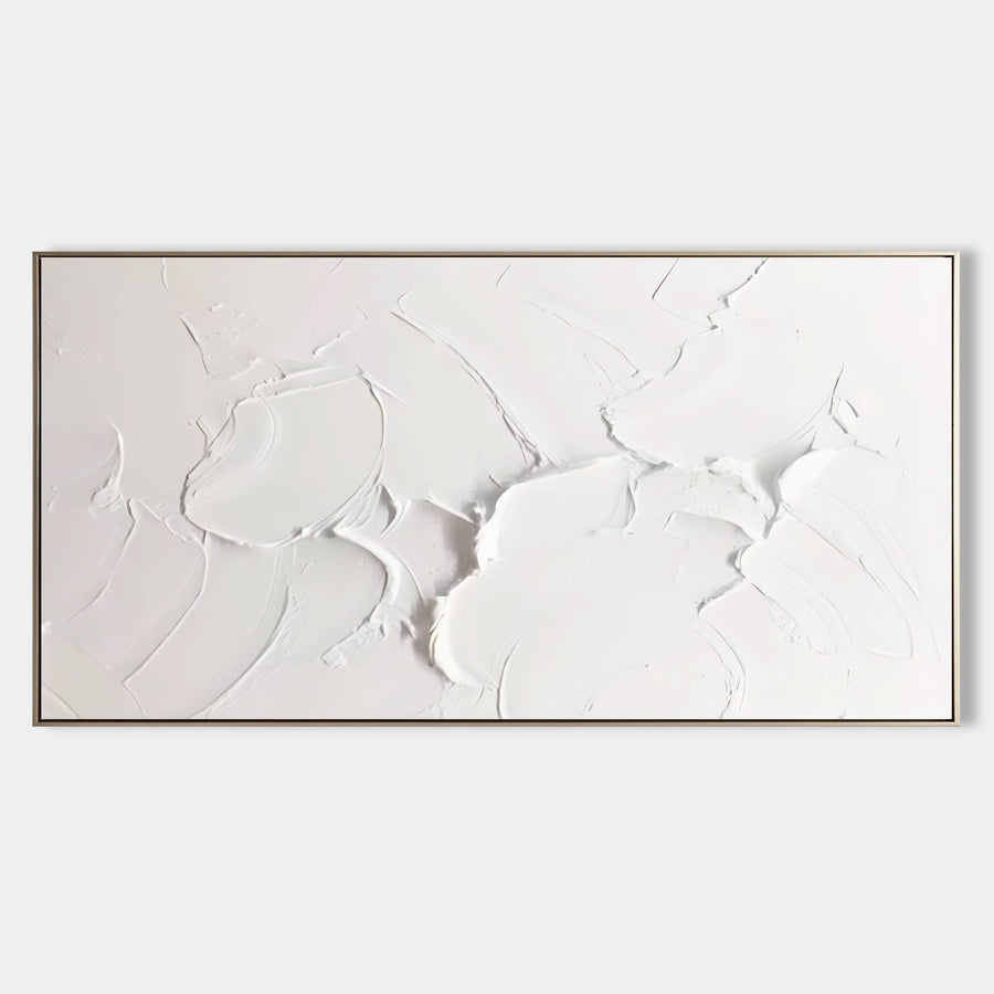 White Sculpted Plaster Drift