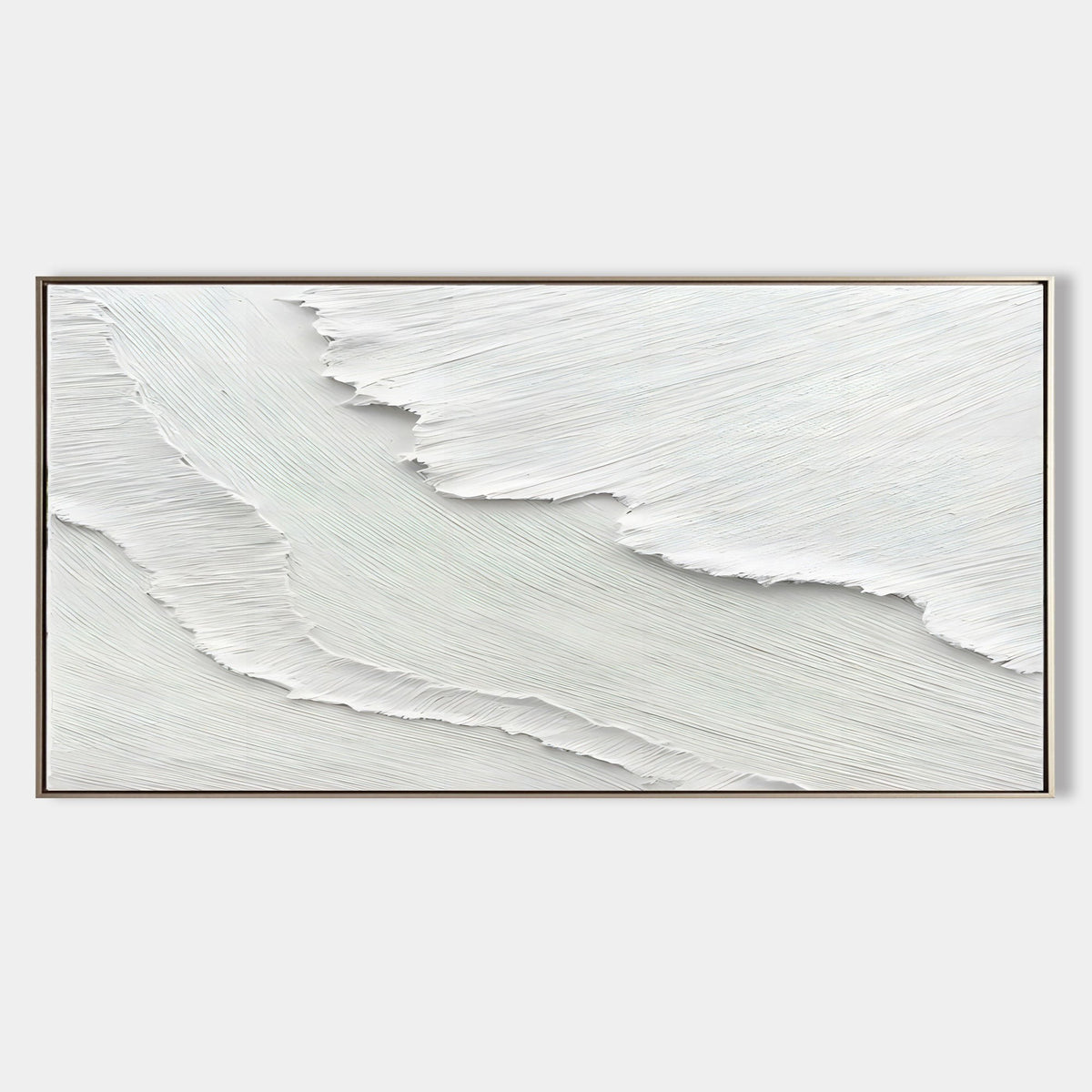 White Textured Tide in Relief