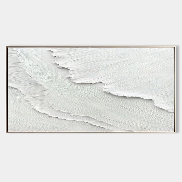 White Textured Tide in Relief