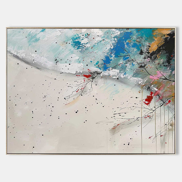 Winter Branches Under Turquoise Sky