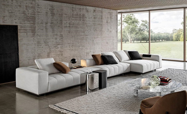 Sofá modular contemporáneo: diseño moderno, comodidad y elegancia versátil.